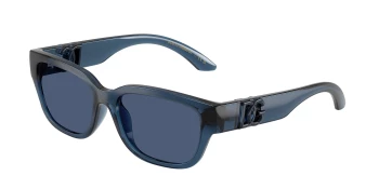 Dolce & Gabbana DX6009 style-color 300980 Transparent Blue / Dark Blue Lens