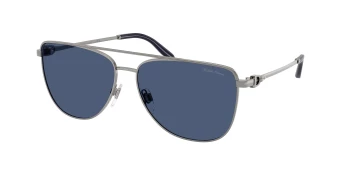 Ralph Lauren RL7096 style-color 900280 Shiny Gunmetal / Dark Blue Lens