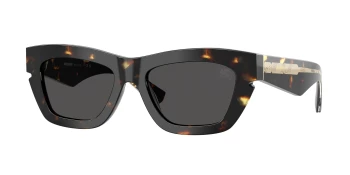 Burberry BE4454 style-color 410687 Yellow Havana / Dark Grey Lens