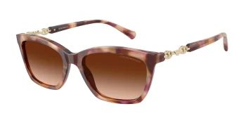 Emporio Armani EA4238 style-color 619674 Shiny Havana Red / Gradient Brown Lens