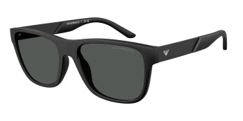 Emporio Armani EA4243 style-color 5001T3 Matte Black / Dark Grey Lens