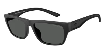 Emporio Armani EA4267U style-color 500187 Rubberized Matte Black / Dark Grey Lens