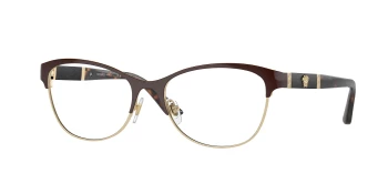 Versace VE1233Q style-color 1344 Brown / Pale Gold