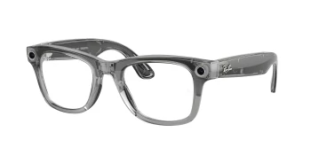 Ray-Ban Meta RW4012 WAYFARER 0RW4012 (Gen 2) style-color 6840MF Transparent Grey / Clear/Sapphire Transitions&reg; Lens