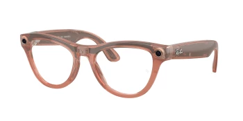 Ray-Ban Meta RW4014 SKYLER 0RW4014 (Gen 2) style-color 6778M4 Peach / Clear/Brown Transitions&reg; Lens