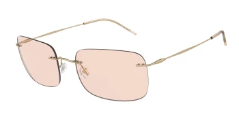 Giorgio Armani AR1512M style-color 300273 Matte Pale Gold / Light Brown Lens