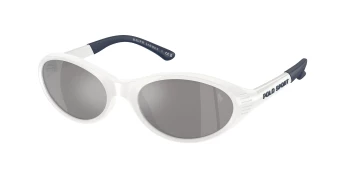 Polo PH4197U style-color 51016G Shiny White / Grey Mirror Silver Lens