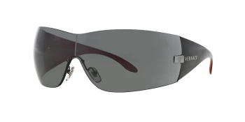 Versace VE2054 style-color 100187 Gunmetal / Dark Grey Lens