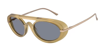 Giorgio Armani AR8256 style-color 641119 Transparent Sand / Blue Lens