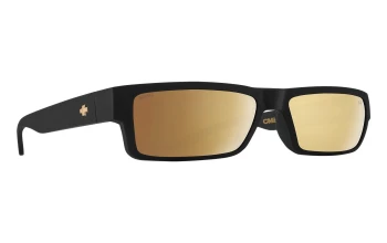 Spy CYRUS style-color 1980 Soft Matte Black / Happy Bronze with Gold Mirror Lens