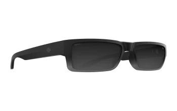 Spy CYRUS style-color 2664 Soft Matte Black Fade / Happy Gray Green with Black Mirror Lens