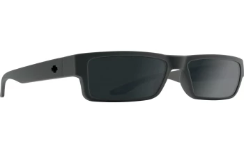 Spy CYRUS style-color 1162 Soft Matte Dark Gray / Happy Gray Green Polar with Black Mirror Lens