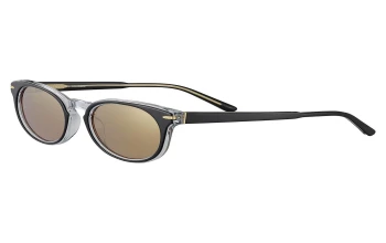 Serengeti HAVAH style-color 684 Shiny Black Transparent Layer / Mineral Polarized Drivers Gold Cat 3 to 3 Lens