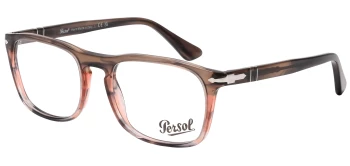 Persol PO3344V style-color 1206 Striped Brown Gradient Red