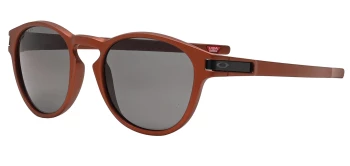 Oakley OO9349 LATCH (A) Asian Fit style-color 934957 Matte Fire Orange / Prizm Grey Polarized Lens