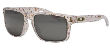 Oakley HOLBROOK OO9102 style-color 9102AG Clear Terrazzo / Prizm Black Polarized Lens