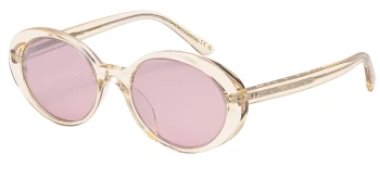 Oliver Peoples OV5565SU LUMAR 0OV5565SU style-color 1792AK Becr / Pink Satin Mirror Polar Lens