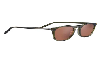 Serengeti DELIO style-color 691 Shiny Crystal Khaki / Mineral Polarized Drivers Cat 2 to 3 Lens