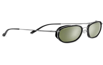 Serengeti BORON style-color 648 Shiny Dark Gunmetal Black Shiny Acetate / Mineral Polarized 555nm Cat 3 to 3 Lens