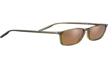 Serengeti LENWOOD style-color 700 Shiny Crystal Dark Green / Mineral Polarized Drivers Cat 2 to 3 Lens