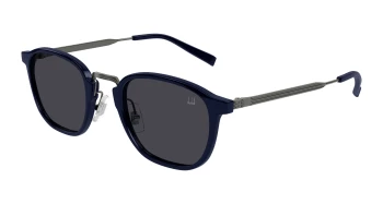 Dunhill DU0105SA ASIAN FIT style-color Blue/GUNMETAL 003 / SMOKE Lens