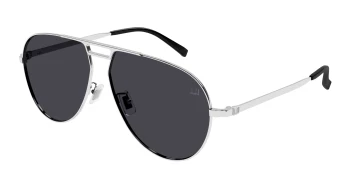 Dunhill DU0084S style-color Silver 003 / SMOKE Lens
