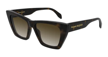Alexander Mcqueen AM0299S style-color Havana 002 / Brown Gradient Lens