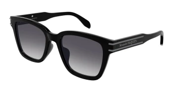 Alexander Mcqueen AM0399SA ASIAN FIT style-color Black 001 / GREY Lens
