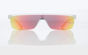 Spy FLYNN 50/50 style-color 244 Crystal Matte / HD Plus Grey Green with Red Spectra Mirror Lens