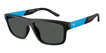 Emporio Armani EA4244U style-color 500187 Matte Black / Dark Grey Lens