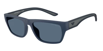 Emporio Armani EA4267U style-color 618580 Rubberized Matte Blue / Dark Blue Lens