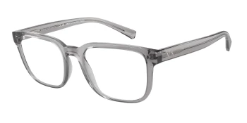 Armani Exchange AX3071F Asian Fit style-color 8239 Shiny Transparent Grey