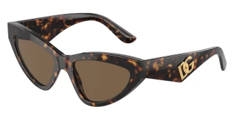 Dolce & Gabbana DG4439 style-color 502/73 Havana / Dark Brown Lens