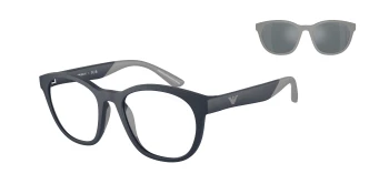 Emporio Armani EK4001 style-color 50881W Matte Blue / Clear Lens