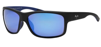 Maui Jim Southern Cross style-color B815-02 Matte Black / Blue / Blue Hawaii Lens
