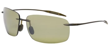 Maui Jim Breakwall style-color Shiny Transparent Khaki Green / Maui HT&trade; Lens