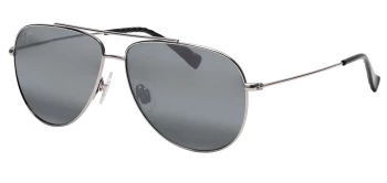 Maui Jim HAUOLI XS style-color Shiny Silver With Black / Neutral Grey Lens