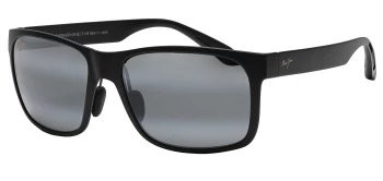 Maui Jim Red Sands Asian Fit style-color 432N-2M Matte Black / Neutral Grey Lens
