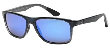Maui Jim Onshore style-color B798-03S Blue Black Stripe Fade / Blue Hawaii Lens