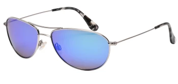 Maui Jim BABY BEACH style-color B245-17 Silver / Blue Hawaii Lens