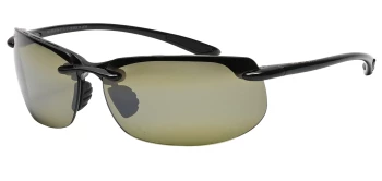 Maui Jim Banyans Asian Fit style-color HT412N-02 Gloss Black / Maui HT Lens