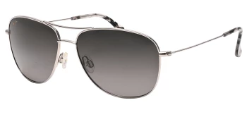 Maui Jim CLIFF HOUSE style-color GS247-17 Silver / Neutral Grey Lens