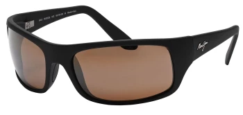 Maui Jim PEAHI style-color H202-2M Black Matte Rubber / HCL Bronze Lens