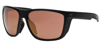 Costa Del Mar 6S9012 FERG XL 06S9012 style-color 901213 Matte Black / Gold Mirror Lightwave Glass Lens