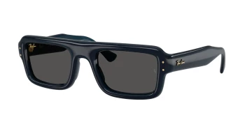 Ray-Ban RB4954 style-color 689587 Transparent Dark Blue / Ultra Black Lens
