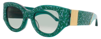 Anna-Karin Karlsson LUCKY GOES TO VEGAS style-color EMERALD CRYSTAL / GREEN GRADIENT Lens