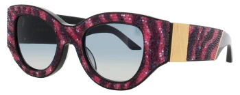 Anna-Karin Karlsson LUCKY GOES TO VEGAS style-color CERISE ZEBRA / GREY GRADIENT Lens