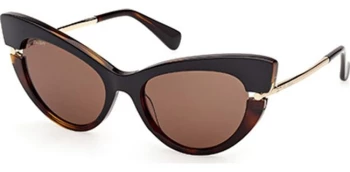 Max Mara MM0187 2_MM0187 style-color 56E Black / Havana / brown Lens