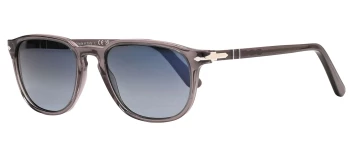 Persol PO3019S style-color 1196S3 Transparent Grey / Light Blue Gradient Dark Blue Polar Lens