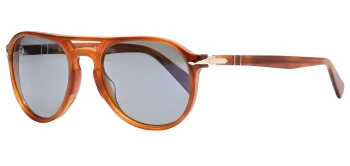 Persol PO3235S style-color 96/56 Terra Di Siena / Light Blue Lens